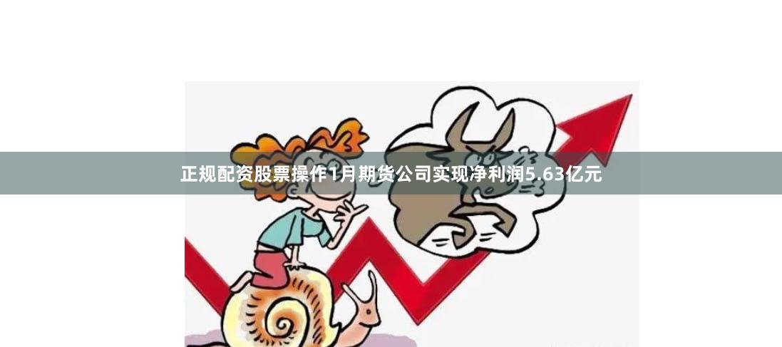 正规配资股票操作1月期货公司实现净利润5.63亿元