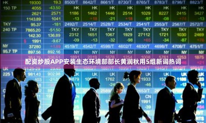 配资炒股APP安装生态环境部部长黄润秋用5组新词热词